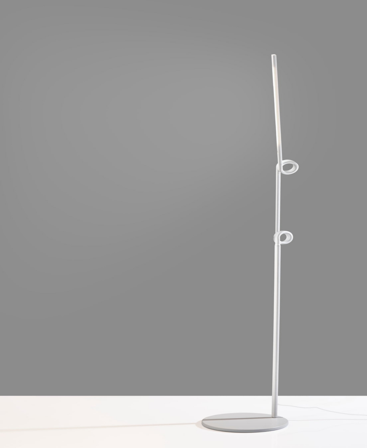 Adesso 69.5" Wall Washer , 45.5" Min. Led Floor Lamp In White