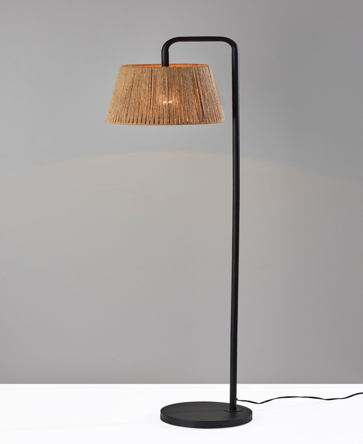 Adesso 59" Tahoma Floor Lamp In Black