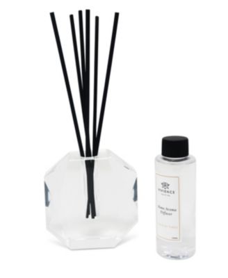 Dimensional Design Crystal Diffuser with Black Reed