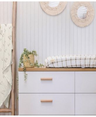 Cotton Check Change Pad Cover