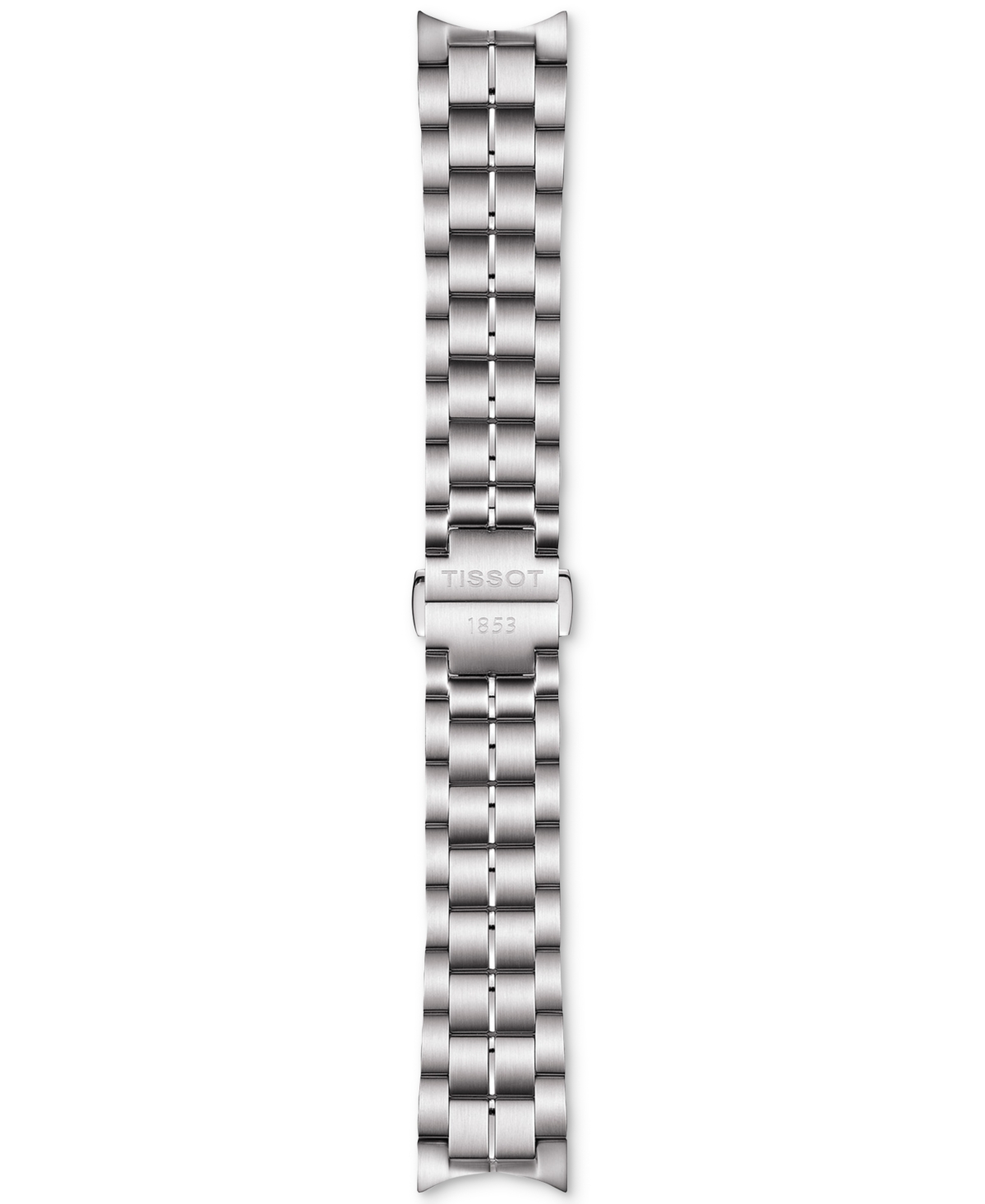 Shop Tissot Women's Swiss Automatic T-classic Luxury Diamond (x Ct. T.w.) Stainless Steel Bracelet Watch 33mm In Silver