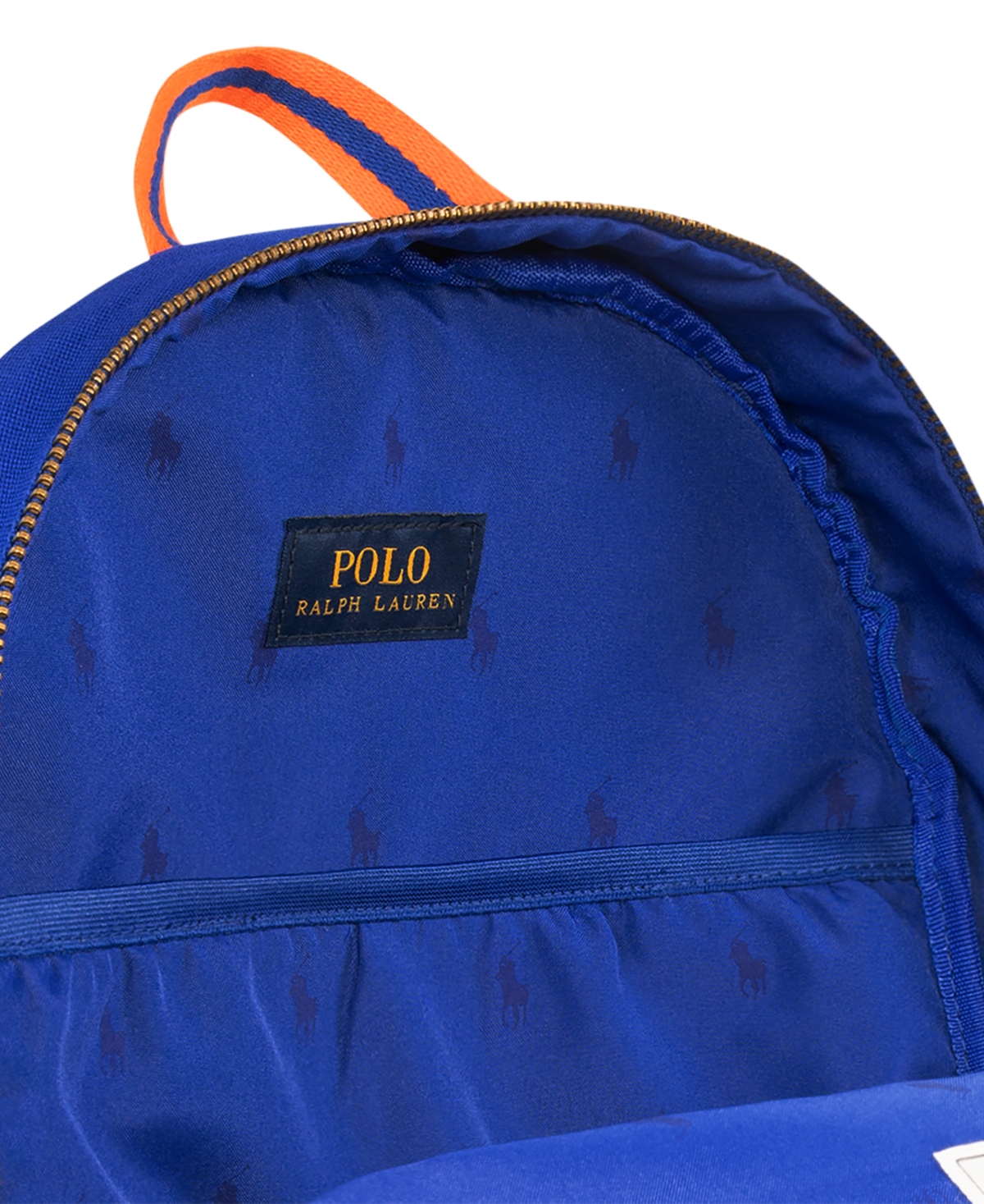 Shop Polo Ralph Lauren Polo Ralph Boys Lauren Varsity Backpack In New Sapphire