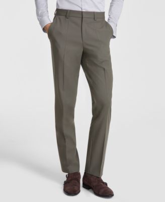 Men's Modern-Fit Solid Suit Separate Pants