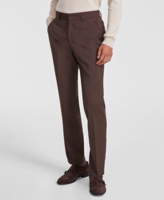 Men's Modern-Fit Wool Suit Separate Pants