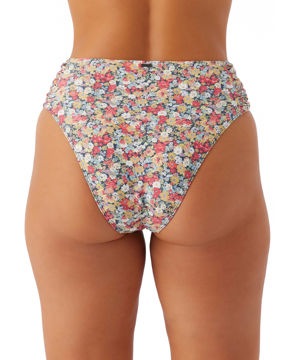 Shop O'neill Juniors' Eden Ditsy Floral-print Long Beach Bikini Bottoms In Multi Color