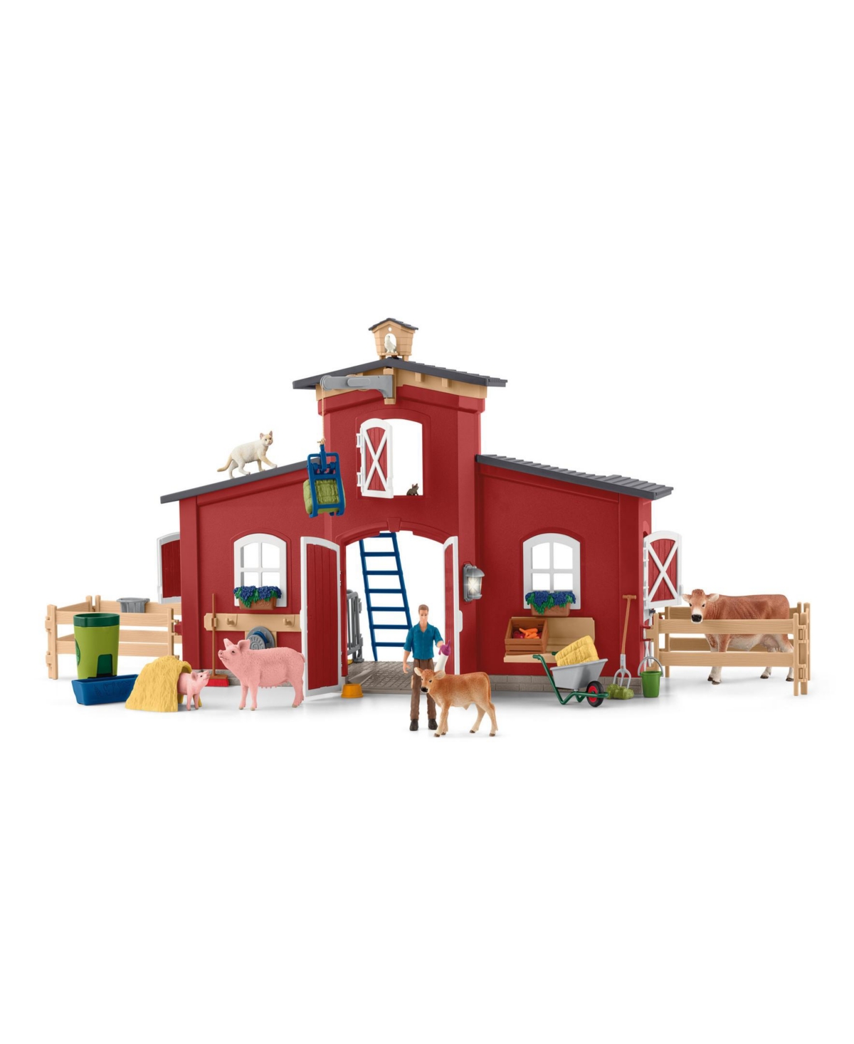 Schleich Farm World: Red Barn Playset In Multi