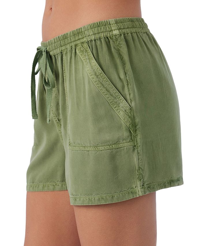 O'Neill Women's Juniors Azaria Board Shorts – 4-Way Stretch, 7-Inch Inseam, Color Block Panels