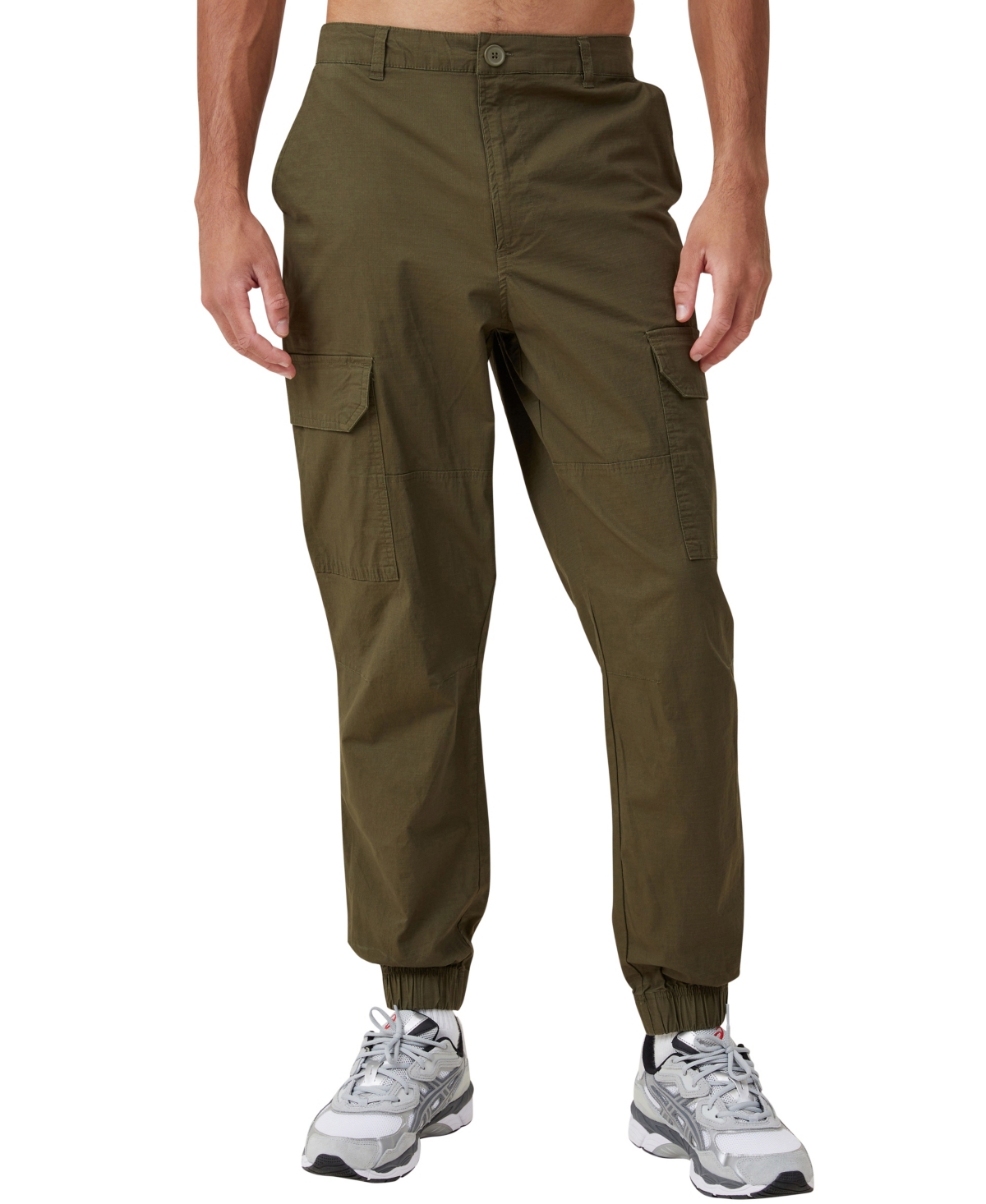 Shop Cotton On Men's Ripstop Jogger In Military