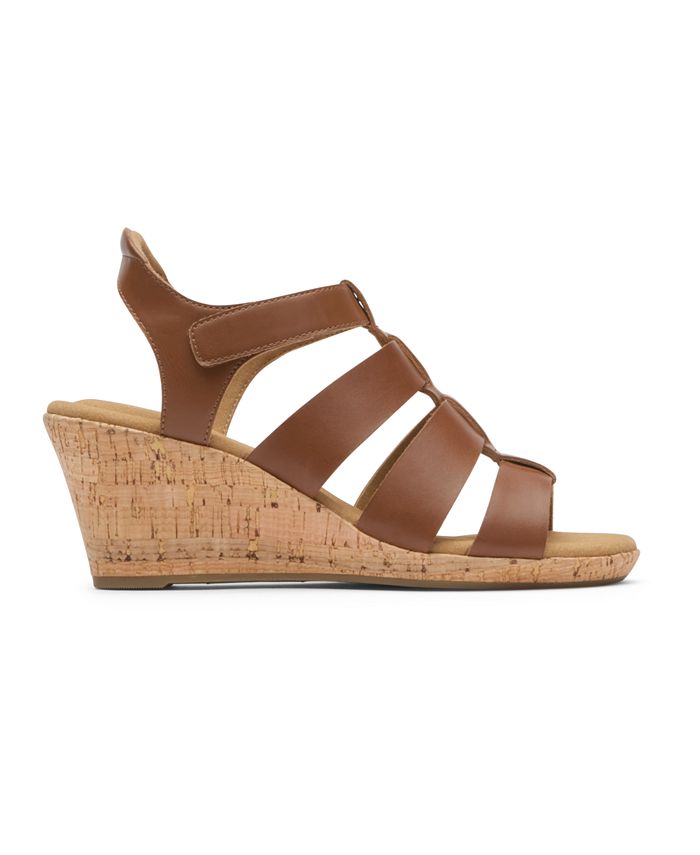 Rockport Women's Briah New Gladiator Wedge Sandal Macy's