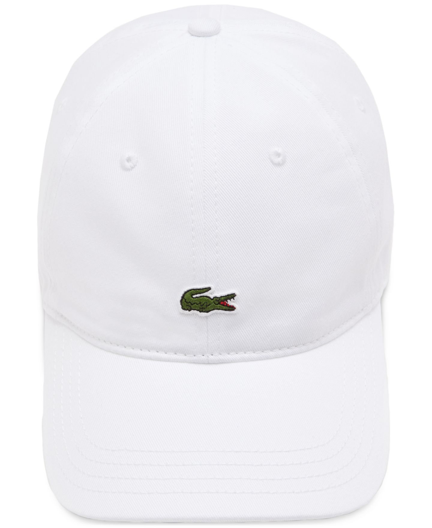 Мужская кепка Lacoste Adjustable Strap, цвет: 001 Белый — фото 3