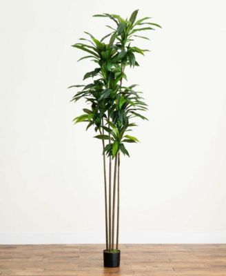 8ft. Artificial Dracaena Tree with Real Touch Leaves