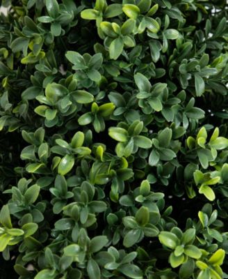 3ft. UV Resistant Artificial Boxwood Plant with Integrated Ground Stake Indoor/Outdoor - Set of 2