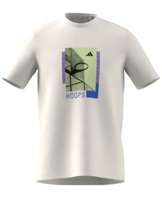 adidas - Men's Hoops Photoreal Short Sleeve Crewneck T-Shirt