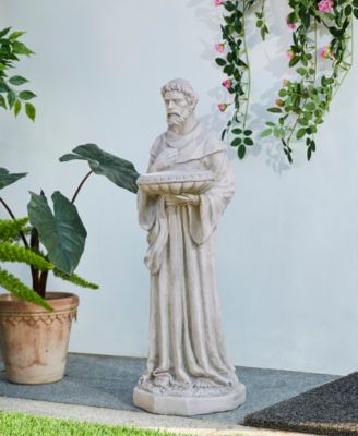St. Francis Garden Statue with Birdfeeder
