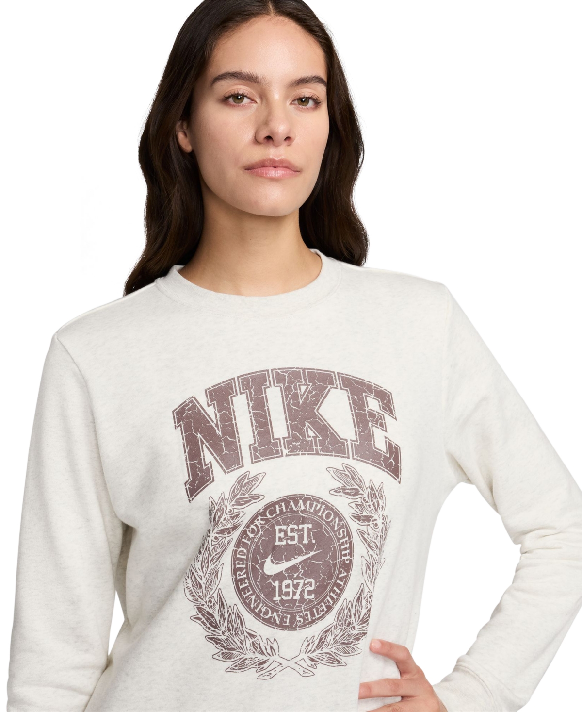 Nike Women's Sportswear Club Crewneck Fleece Sweatshirt