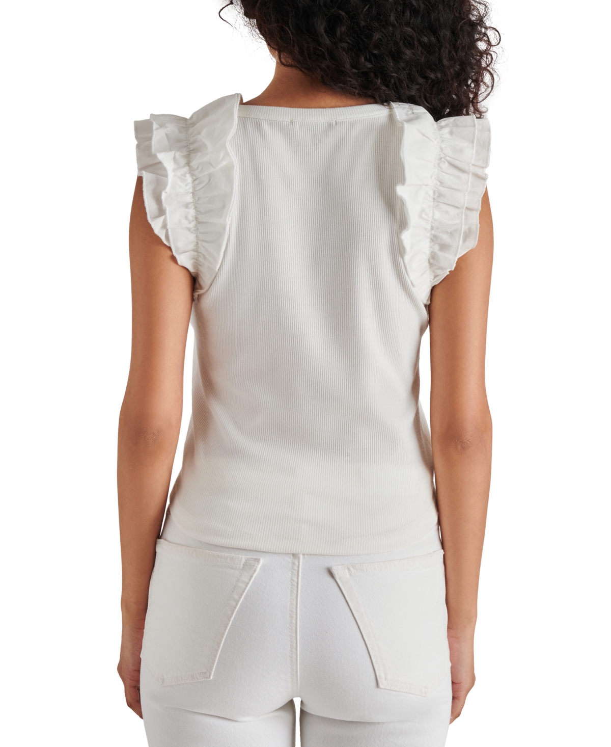 Steve Madden Women's Adela Ruffle-Trim Top