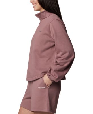 Pull Columbia Trek French Terry Half-Zip Femme - Polaire Confortable | Pour Maison Et Randonnée