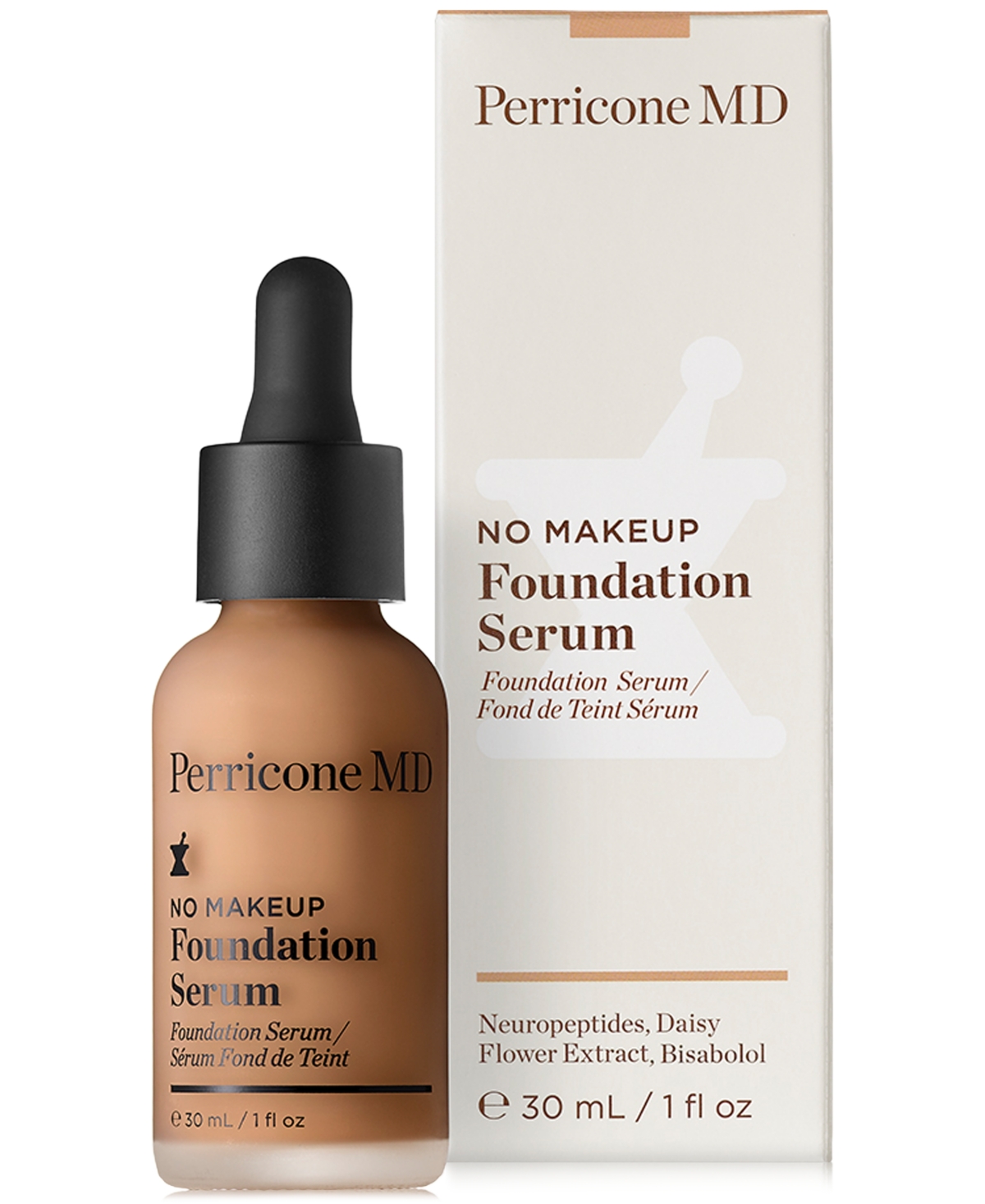 Shop Perricone Md No Makeup Foundation Serum, 1 Oz. In Golden