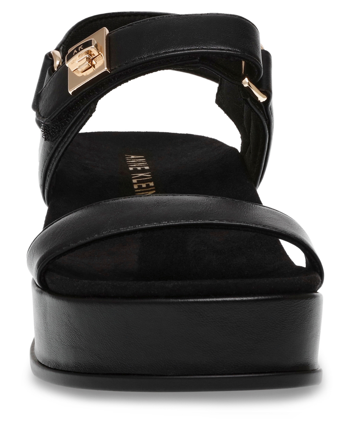 ANNE KLEIN WOMEN'S VERSE DOUBLE STRAP PLATFORM WEDGE SANDALS 