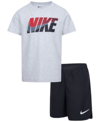 Boys' 4-7 Crewneck T-Shirt and Woven Shorts, 2-Piece Set