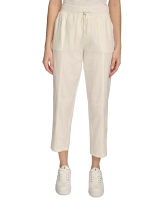 Calvin Klein - Women's Drawstring Cotton Pants
