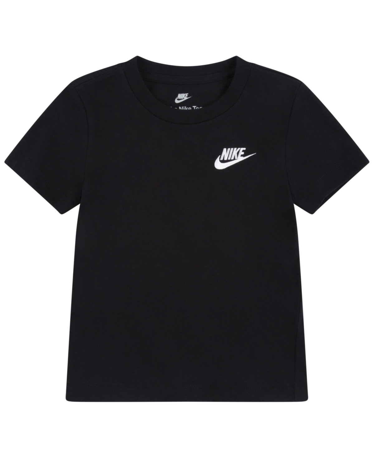 Nike Kids' Toddler Boys Sportswear Embroidered Futura Short Sleeve T-shirt In Black