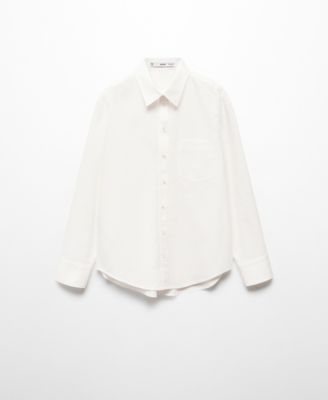 Women's Chest-Pocket Cotton Shirt