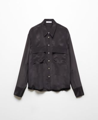 Women's Pockets Flowy Shirt