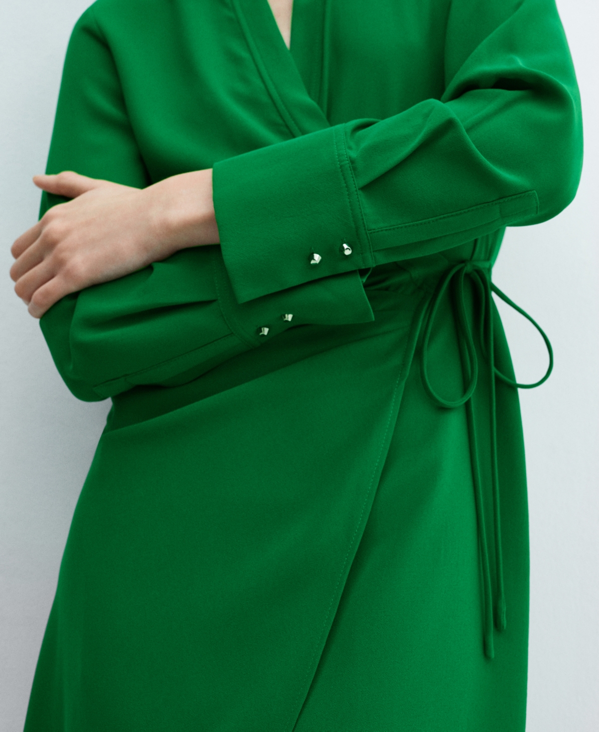 Mango Women's Wrap Shirt Dress