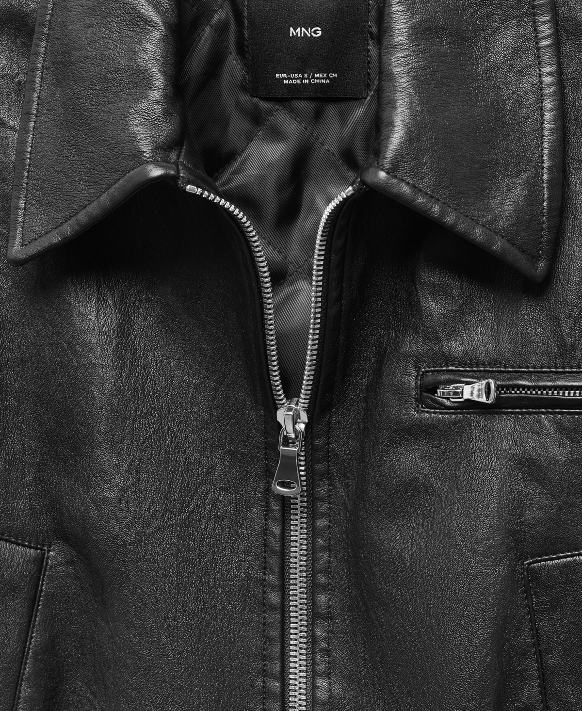 Shop Mango Women's Vintage Leather-effect Jacket In Medium Bro