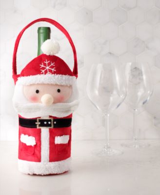 Holiday Lane Santa Wine Bag