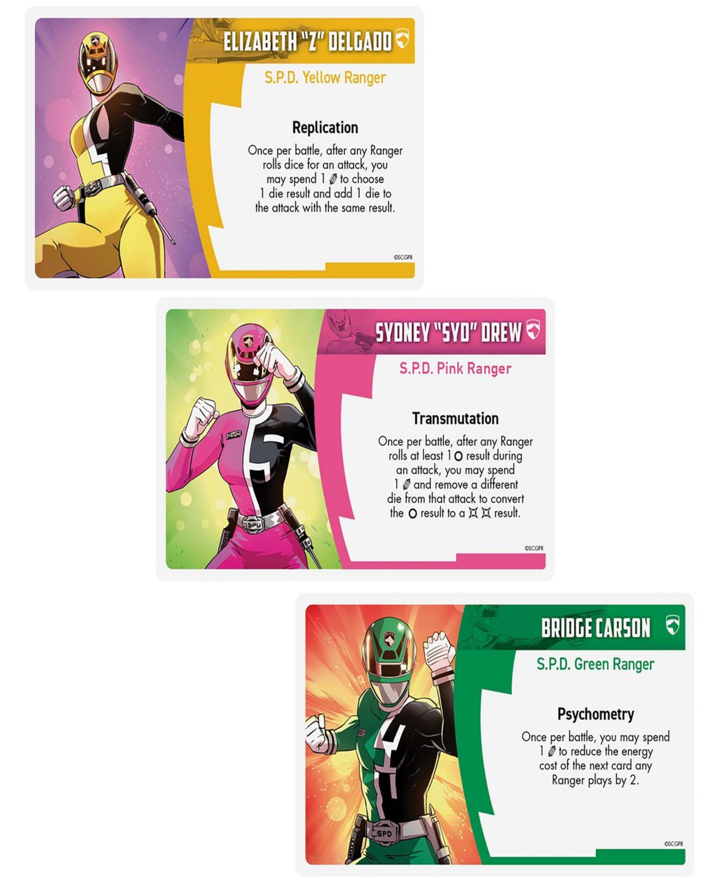 Детские настольные игры Renegade Game Studios Power Rangers Heroes of The Grid S.P.D. Ranger Pack Expansion Cooperative Strategy Board Game, Ages 14+ — фото 2