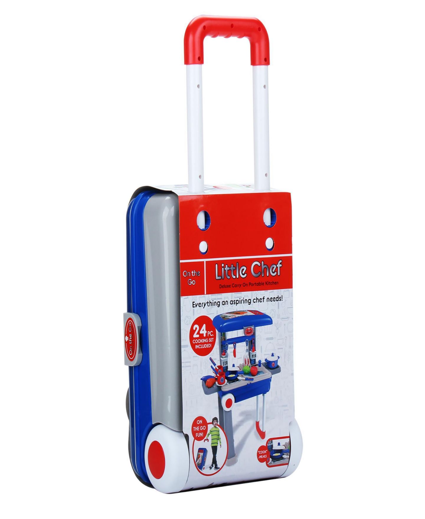 Детские игрушки Kid Galaxy 2-in-1 Portable Carrying Case 24-Piece Cooking Set, Ages 3+ — фото 4