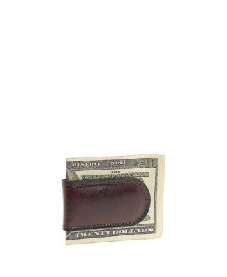 Men's Old Leather Money Clip for Men