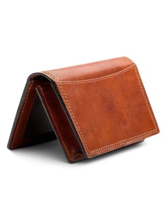 Men's Dolce Full Gusset 2 Pocket Card Case With ID, Amber