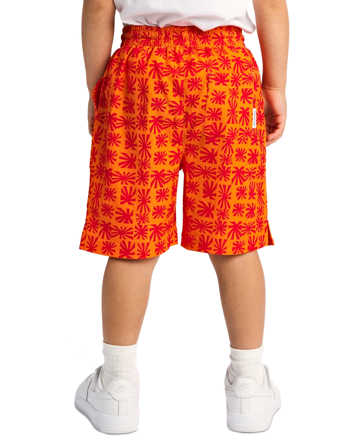 Sovereign Code Toddler & Little Boys Trail Printed Seersucker Shorts