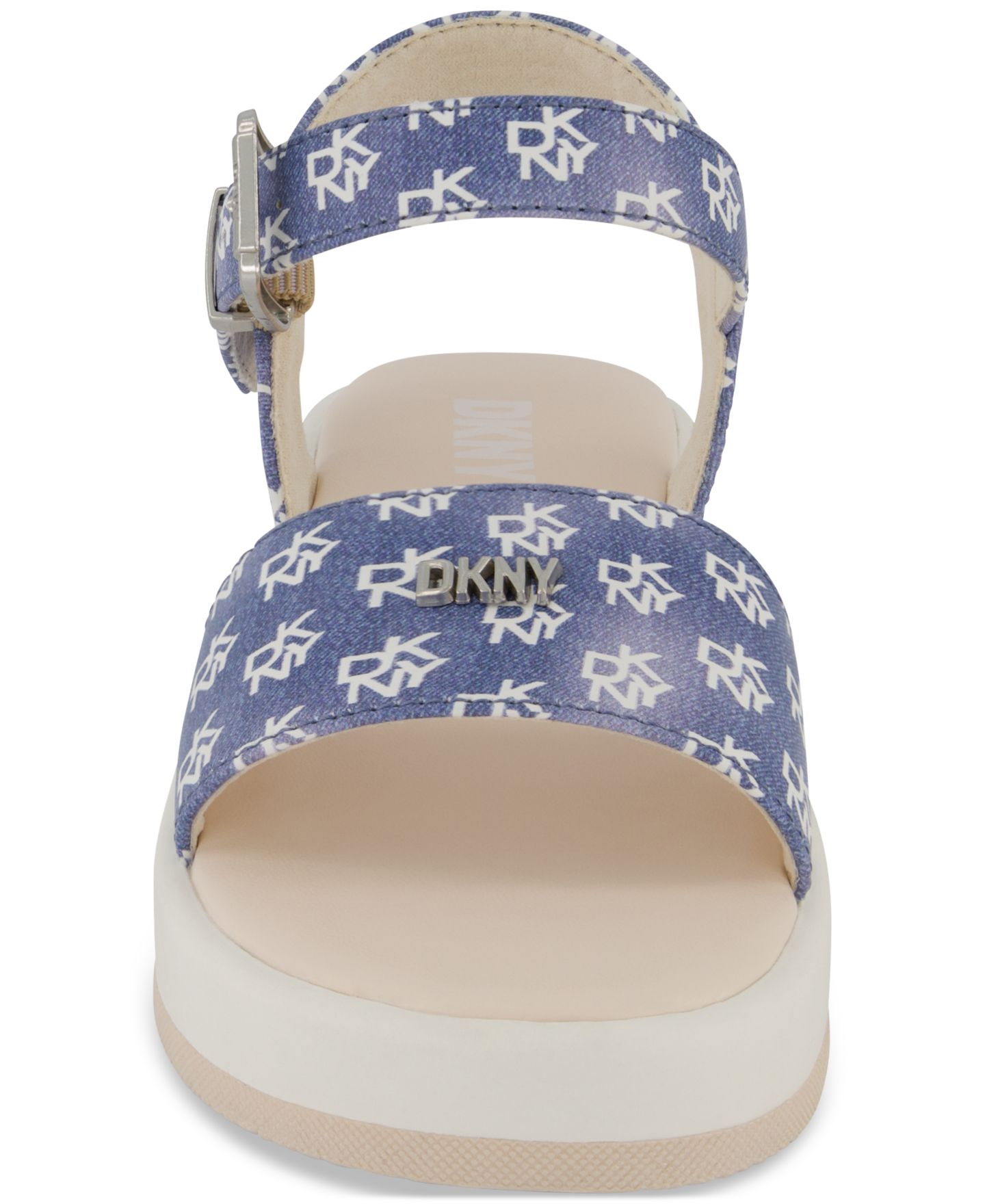 Сандалии DKNY Lottie Brea Logo Platform Sandals для девочек, цвет: Синий — фото 6