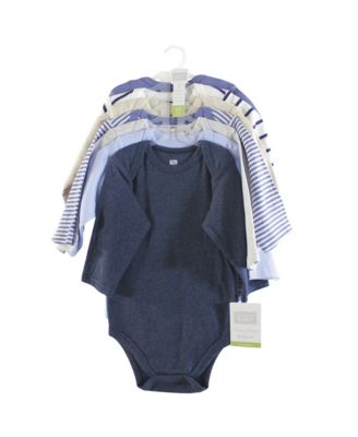 Long-Sleeve Cotton Bodysuit Collection 7-Piece Set