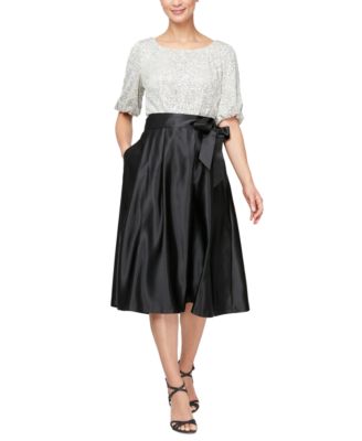 Alex Evenings - Women's Tea-Length A-Line Ball Skirt
