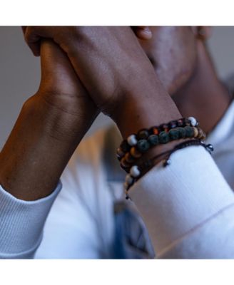 Lava stone Bracelet with Peppermint & Sweet Orange essential oils
