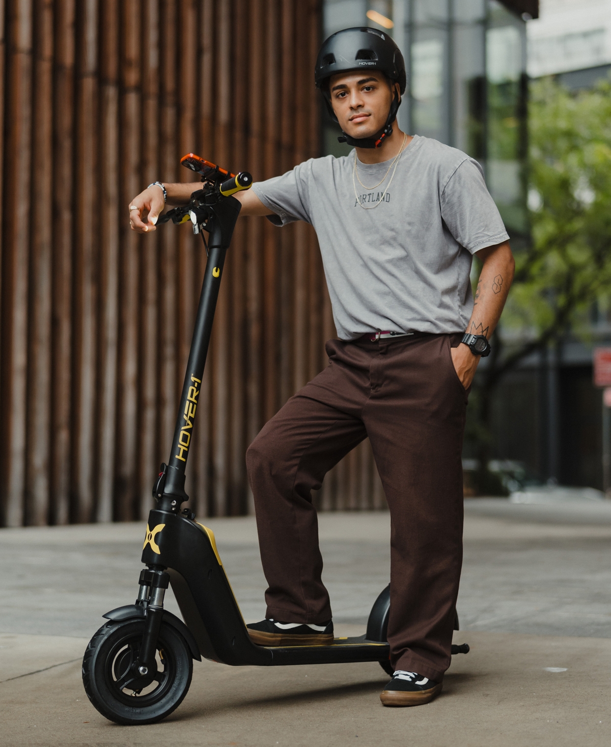 Hover-1 Helios Electric Scooter With 500w Motor, 18 Mph Max Speed, And 24 Miles Max Range In Yellow