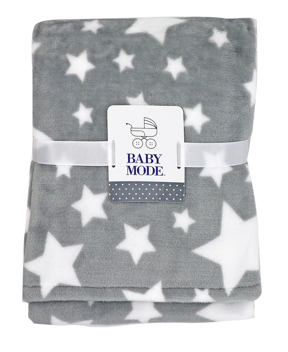 Tendertyme Baby Boys Or Baby Girls Stars Nursery Blanket Collection, 7 Piece Set In Gray And White