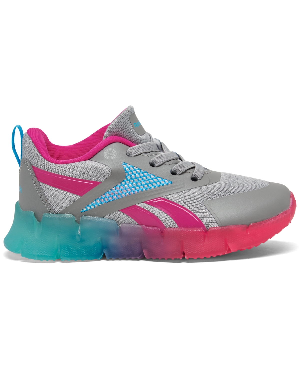 Reebok Toddler Girls Zig N Flash Light-Up Casual Sneakers from Finish Line