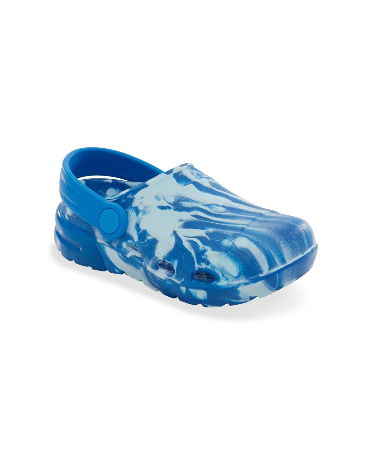 Shop Carter's Little Boys Sunny Blue Slip On Multi Clog In Blue Multi