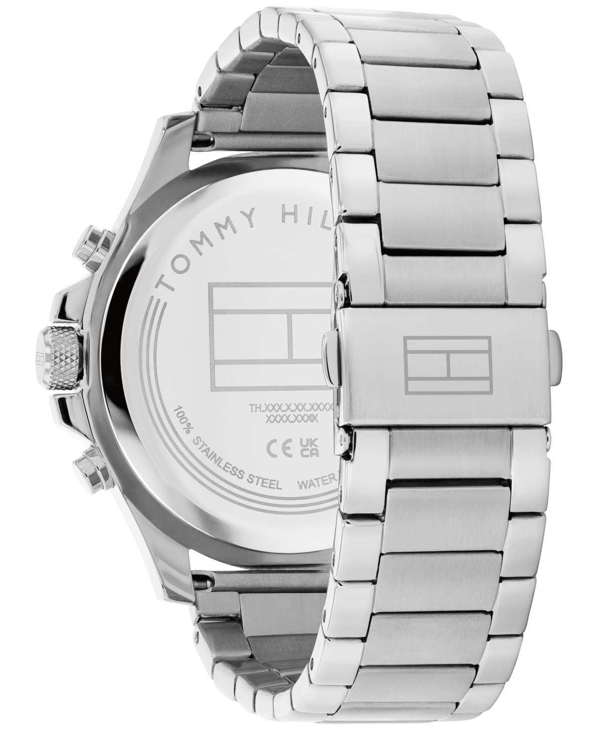 Shop Tommy Hilfiger Men's Quartz Silver Stainless Steel Watch 46mm In Blue