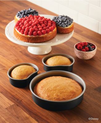 Bake with Mickey Mouse 3-Piece Nonstick Cake Pan Set