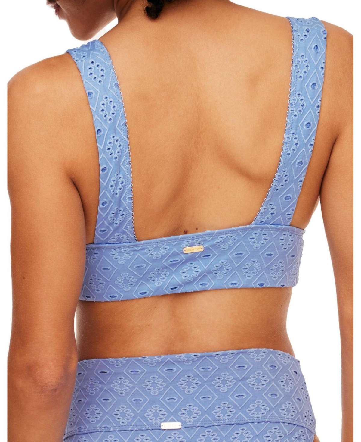 Adore Me Women's Madelaine Swimwear Swim Top - blue