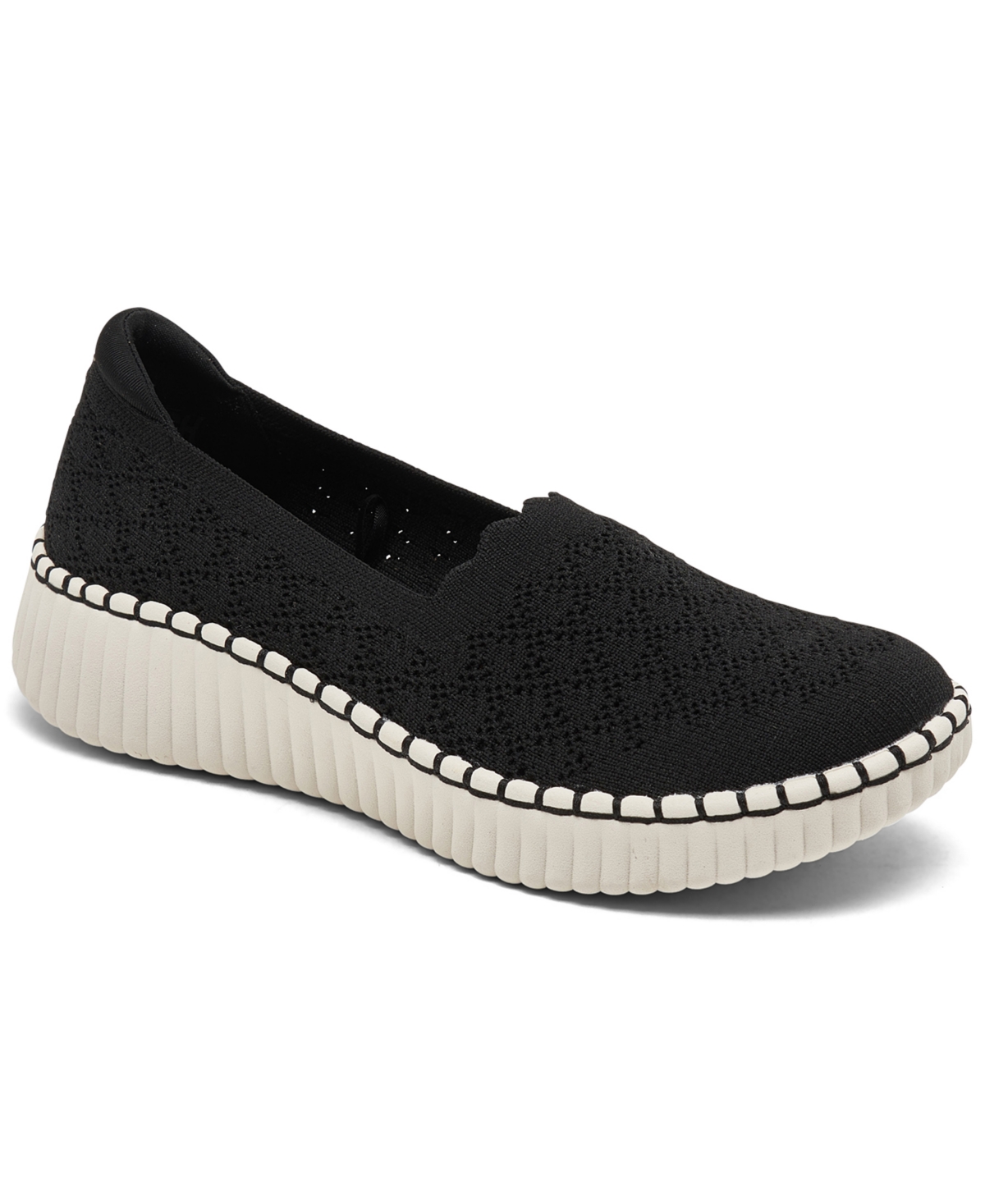 Women's Wilshire Blvd Slip-On Casual Sneakers from Finish Line - Black