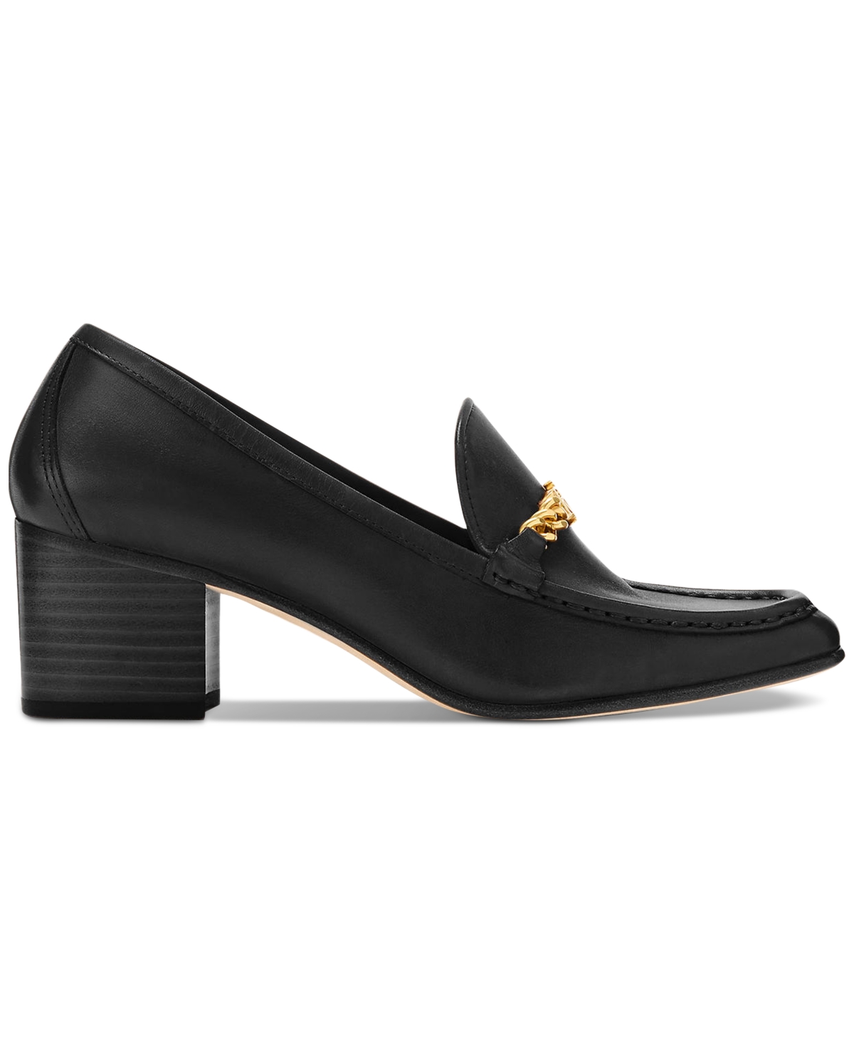 Lauren Ralph Lauren Women's Winslet Chain Hardware Loafer Pumps - Gold Chain