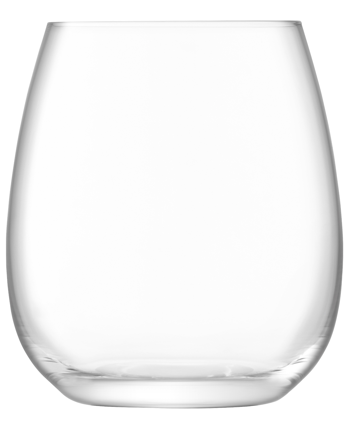Shop Lsa International Borough Stemless Glass 15 oz Clear X 4 In No Color